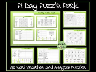 Pi Day Puzzle Pack