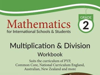 Grade 2 Multiplication & Division Workbook of 63 pages