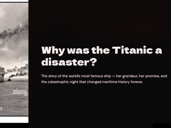 Titanic Lesson- Who was at fault for the Titanic Disaster?