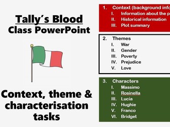 Tally's Blood PowerPoint