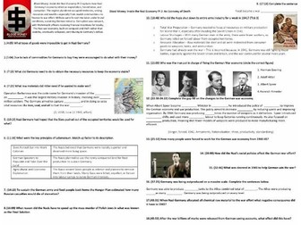 Blood Money  Documentary:  Questions and Answer sheet