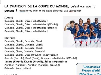 La Coupe du Monde 2026