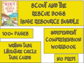 Scout and the Rescue Dogs - Stage 2-3 Huge Resource Bundle - CBCA Shortlist 2024