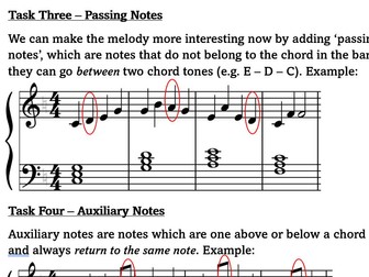 KS3: 32 Bar Song Composition
