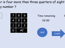 Interactive mental fractions EVALUATION COPY