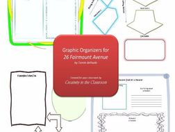 Graphic Organizers Plus Crossword Puzzles for 26 Fairmount Avenue
