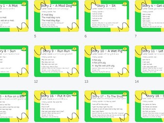 Early Years Reading and Early Writing Sentence Stories and Workbook