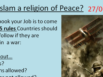 4.1 Peace - Peace and Conflict -  (Edexcel Islam)