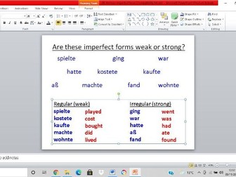 08. German: The Imperfect Tense