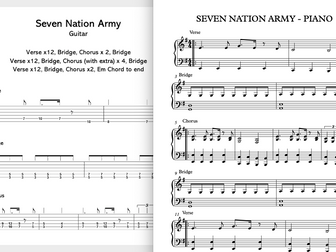 Seven Nation Army - Band Parts