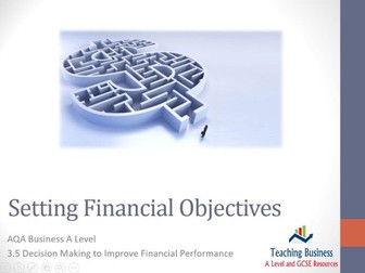 AQA Business - Setting Financial Objectives