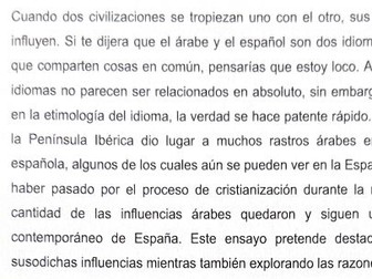 Al-Andalus and the arabic influences in Spain research paper