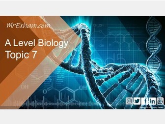 A Level Biology Topic 7 - Modern Genetics
