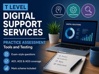 T-Level Core Paper Digital (Tools and Testing) Exam Practice