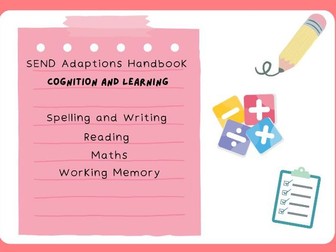 SEND Adaptations Handbook - Cognition and Learning