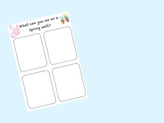 Spring Walk Activity