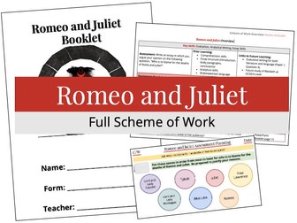 Complete SOW for Romeo and Juliet