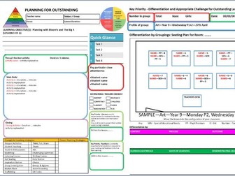 Outstanding Lesson Plan Template