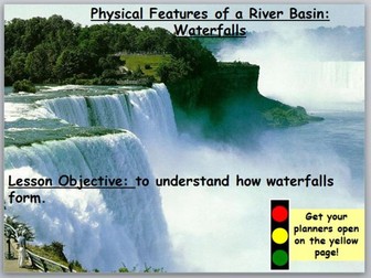Key Stage 3 Physical Features of a Waterfall Lesson