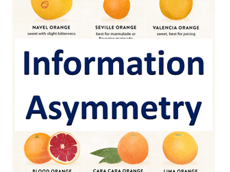 Information Asymmetry Seville Oranges Friends Etsy