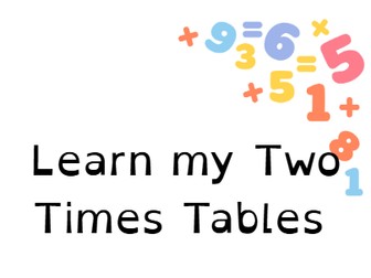 Two Times Tables | Dyslexia Friendly Worksheets