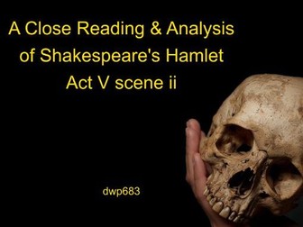 TES Shakespeare's Hamlet Act V scene ii