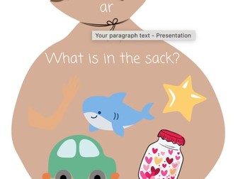 What's in the sack? EYFS writing resource