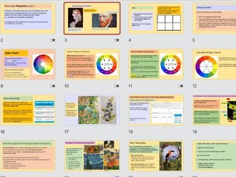 Year 7 PPT: full art curriculum to last a year.