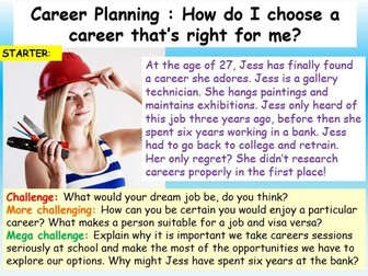 Careers : Planning
