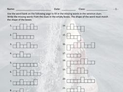 Animals Word Shapes