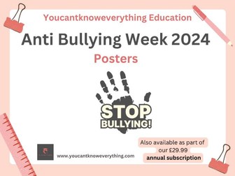 Anti Bullying Week Posters 2024