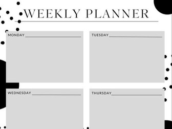 Dotty Weekly Planner