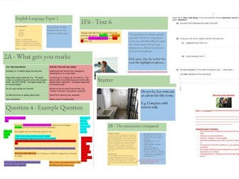 Cambridge IGCSE First Language English Language Paper 1 Scheme/Unit - 1st Exam in 2027