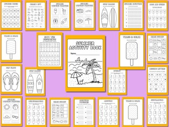 Fun & Fresh: Summer Activity Booklet: 23 Pages of Fun & Learning
