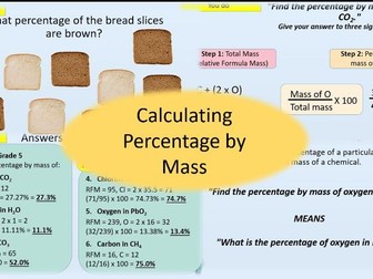 Calculating Percentage by Mass