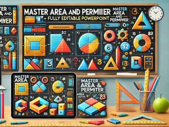 Area and Perimeter - Year 4/KS2: Fully Editable PowerPoint Resource