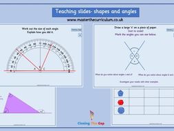 year 6 geometry shapes and angles teaching slides for white rose