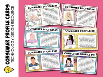 Technology : Consumer Profile Cards (activity)