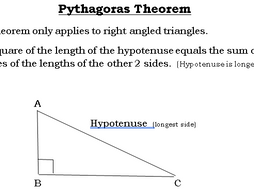 Pythagoras Theorem GCSE (9-1) | Teaching Resources