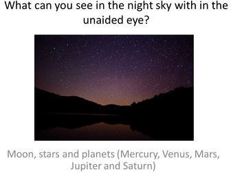 AQA P8 - Space Science - GCSE Physics - 6 lesson plans and PowerPoints ...