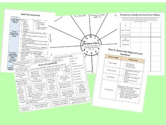 Unit 2 Revision Pack-Working in Health and Social Care
