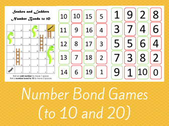 Number Bond Games (to 10 and 20)