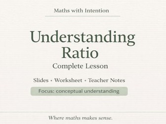 Understanding Ratio – Complete Lesson
