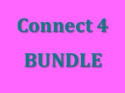 Connect 4 Vocabulary games in Portuguese Bundle