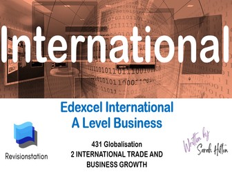 Pearson Edexcel International A Level Business XBS11 YBS11 4312 (431) 2 International trade