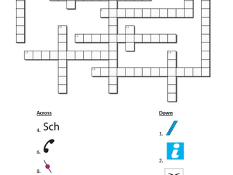 Map symbols crossword