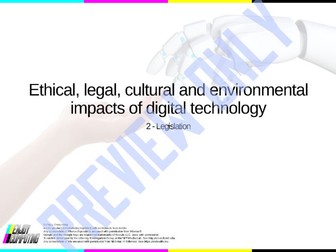 Impacts of Digital Technology - Lesson 2 - Legislation