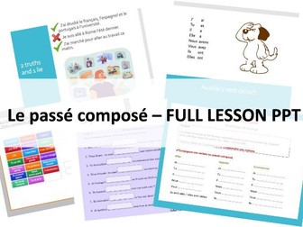 Le Passé Composé - FULL LESSON PPT