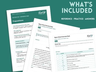 B2 First (FCE) Part 2: Open Cloze