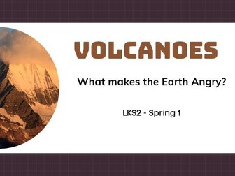 LKS2 volcanoes 5 lessons